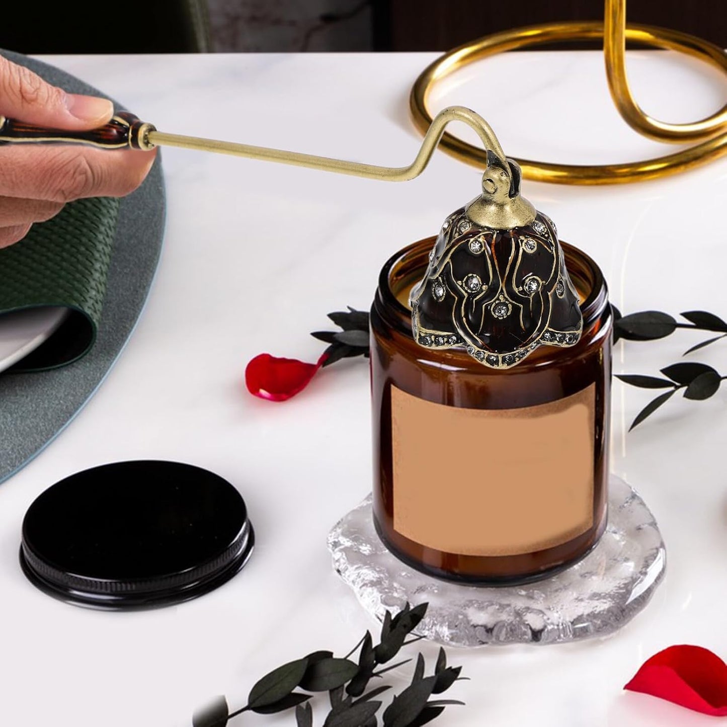 Candle Trimmer Snuffer Set Candle Snuffer Home Decor Present for Big Small Candles