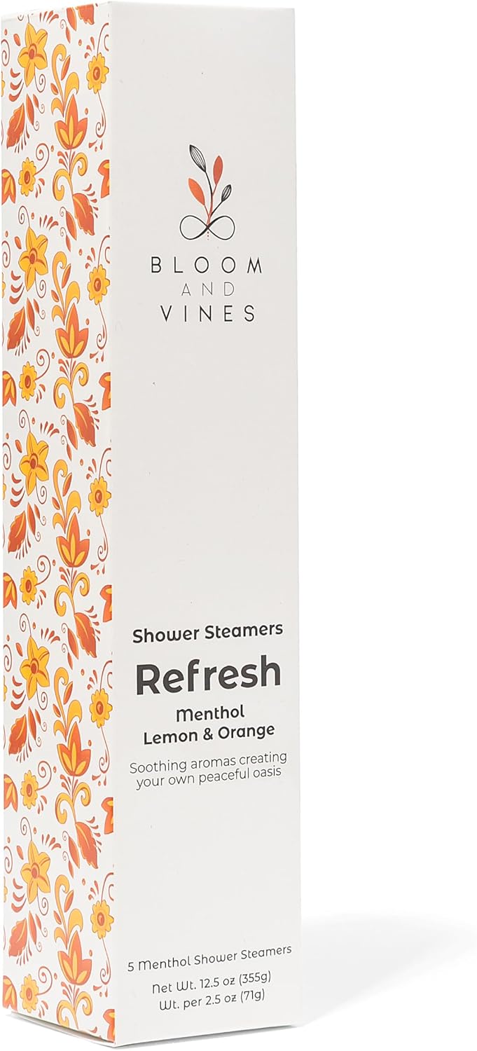 Shower Steamers, Refresh - Menthol Lemon & Orange