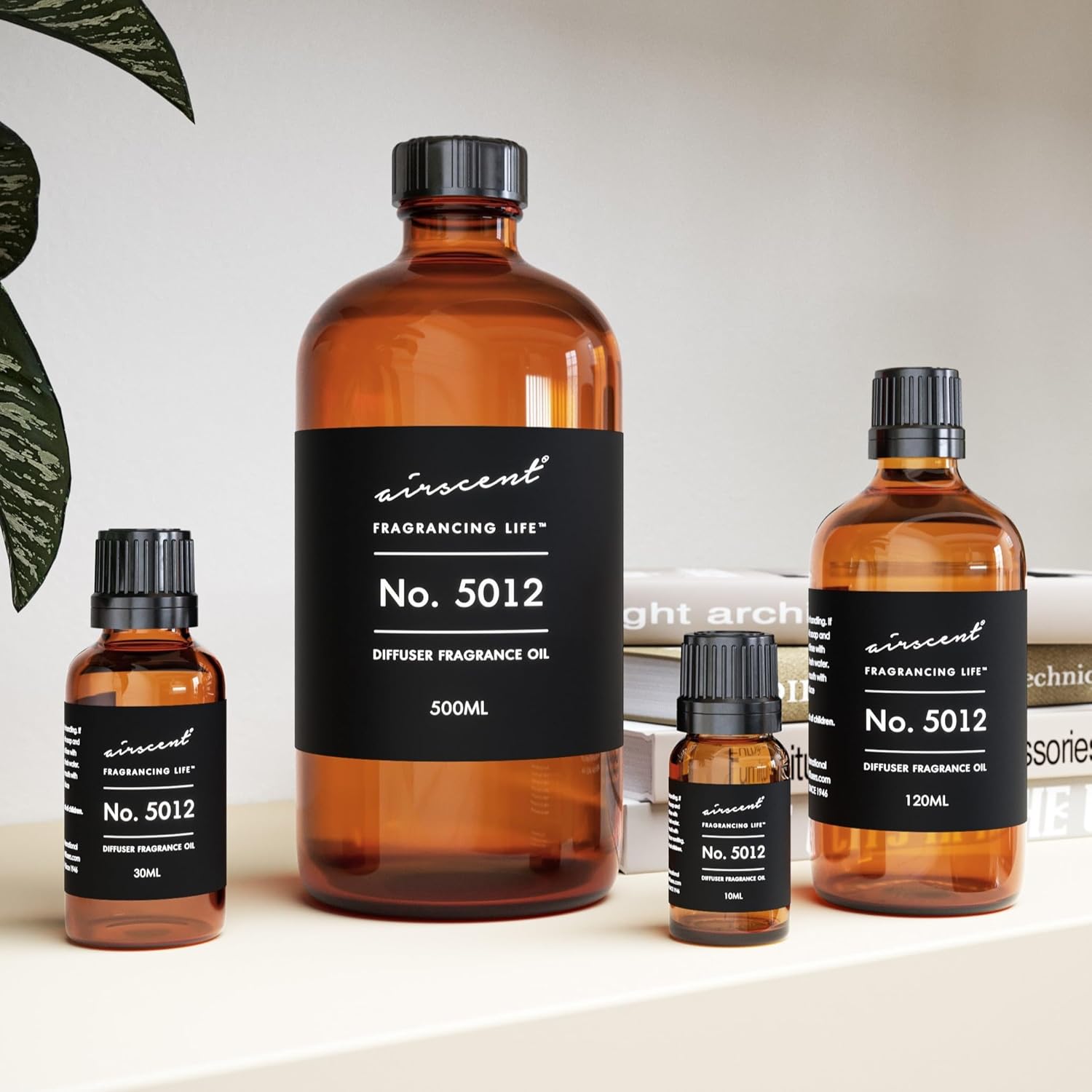 AirScent No. 5012 Perfume Dupe Diffuser Oil - Sandalwood Honey Pomelo - Premium Fragrance Oil Blend for Ultrasonic and Waterless Diffusers and Crafting - 120 mL, 4 fl oz