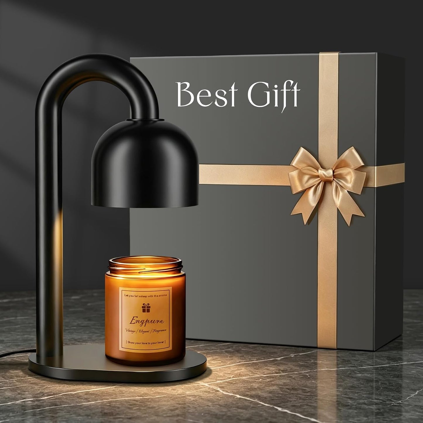 Engpure Candle Warmer Lamp with Timer Dimmer Adjustable Height for New Home Decor, Birthday Gifts for Women,Candle Warmer for Women Mom Mother's Day Gfit