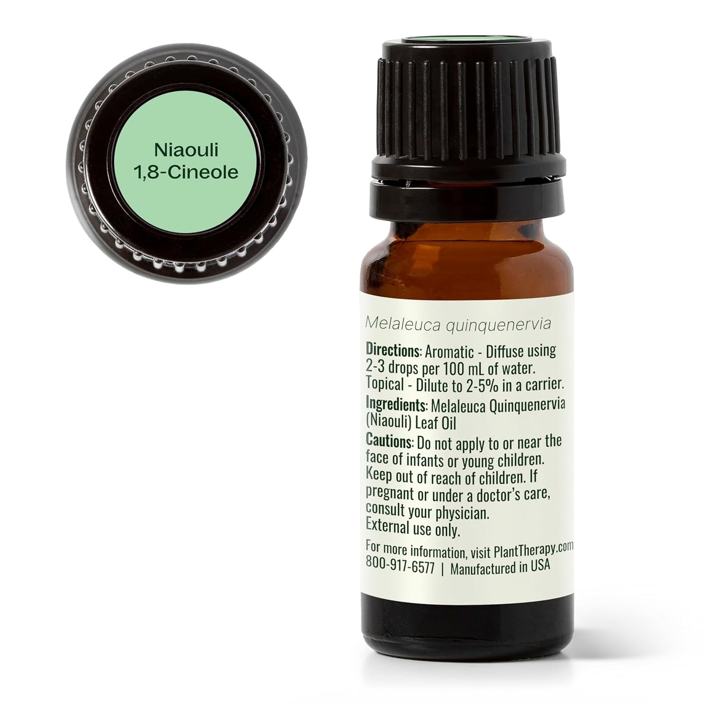 Plant Therapy Niaouli 1,8-Cineole Essential Oil 10 mL (1/3 oz) 100% Pure, Undiluted, Aromatherapy, Soothing Essential Oils for Skin Irritation and Muscle Soreness