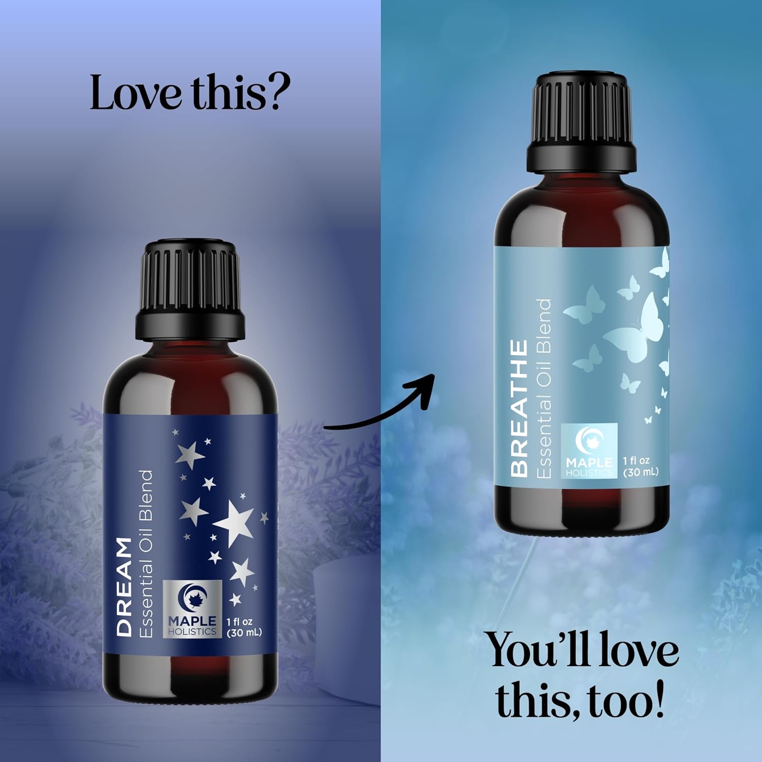 Sleep Essential Oil Blend for Diffuser - Dream Essential Oils for Diffusers Aromatherapy and Relaxation with Clary Sage Ylang-Ylang Roman Chamomile and Lavender for Sleep Time Support (1 Fl Oz)