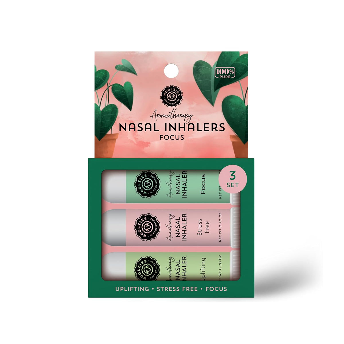 Aromatherapy Nasal Inhaler Sticks Collection - All-Natural Wellness Kit