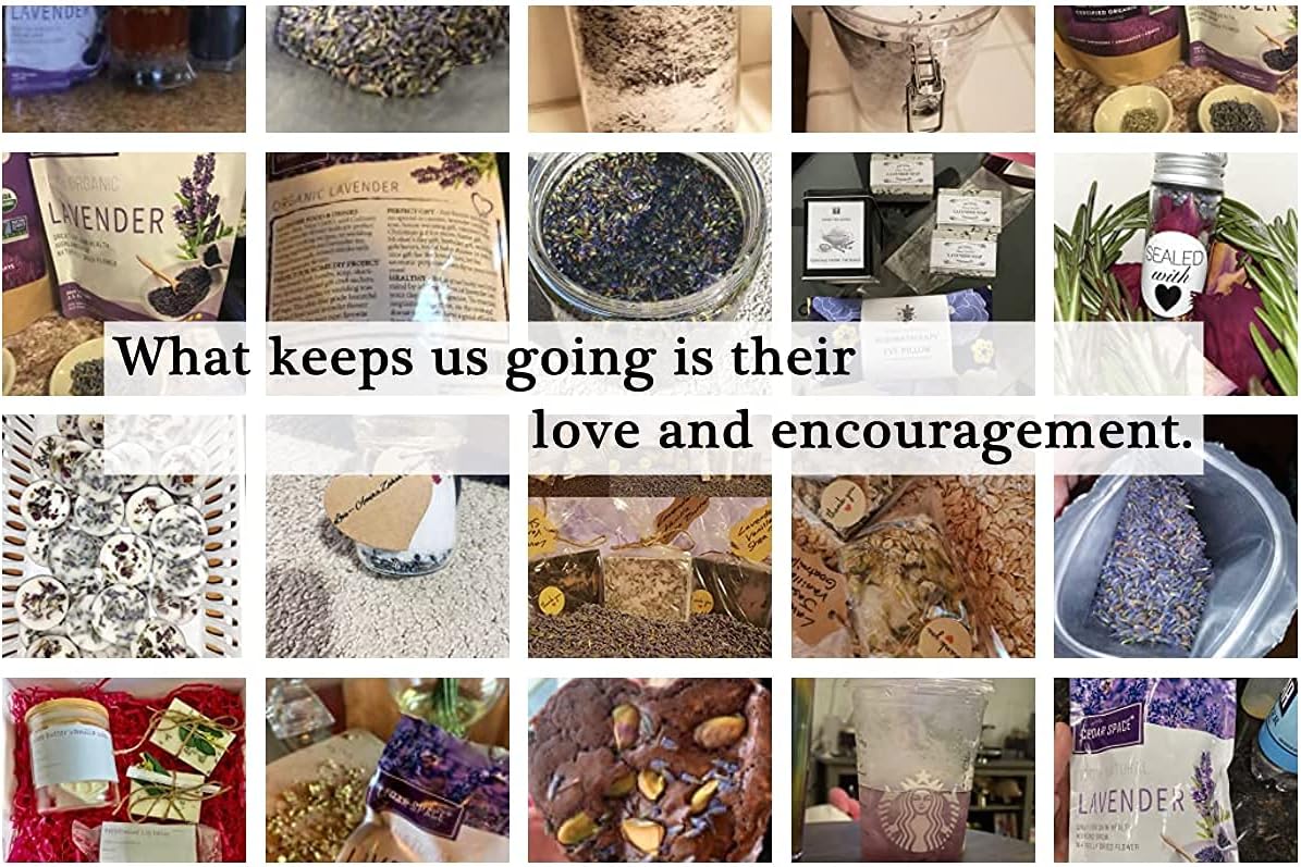 Dried Lavender Flowers for Home Fragrance Sachets Grade Dried Lavender Flowers for Tea, Baking, Lemonade, Baths, Wedding Decoration, Fresh Fragrance