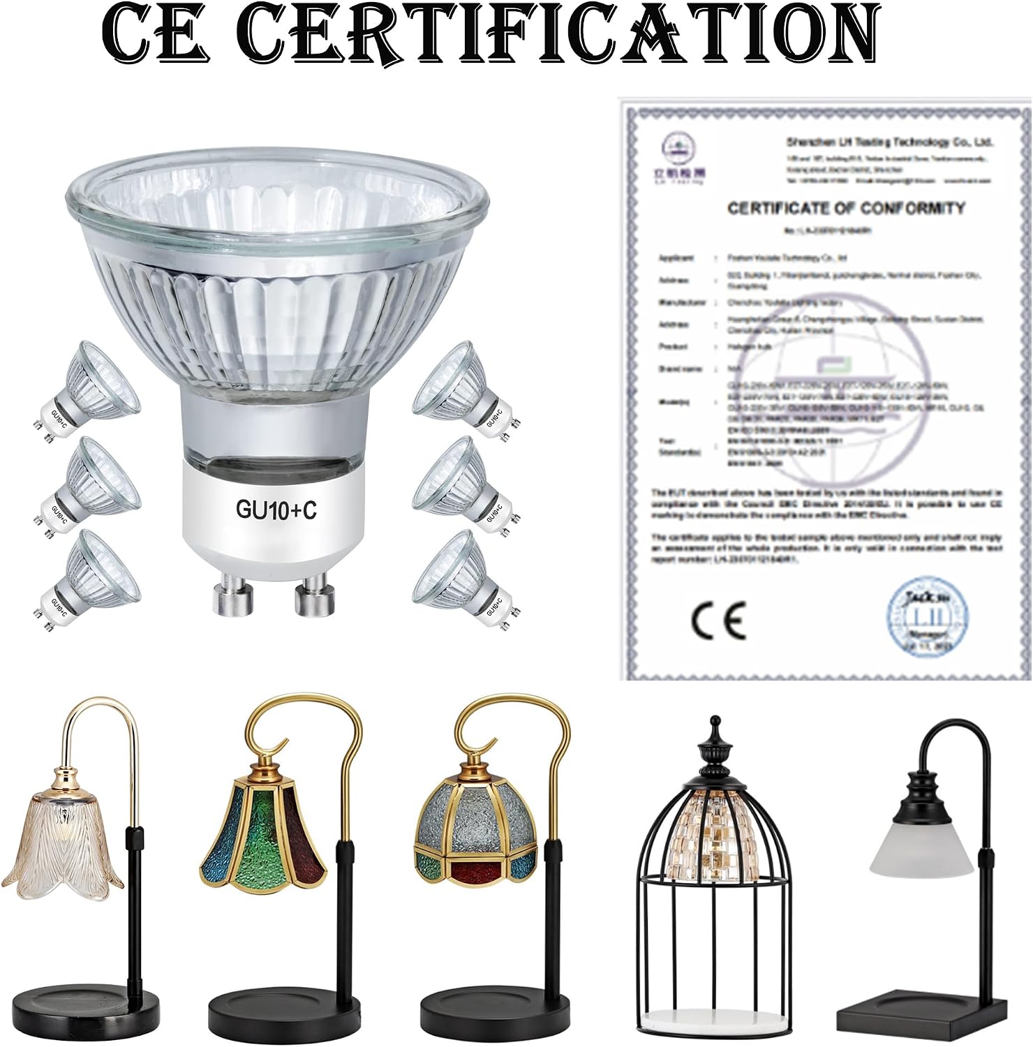 2Pcs Candle Warmer Light Bulbs Accessories, 35 Watt Wax Warmer Bulbs for Full Size Adjustable Temperature Height Candle Warmer Lamp