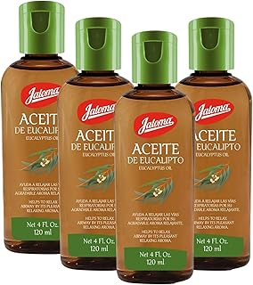 Jaloma Eucalyptus Oil, Moisturizing and Refreshing Skin Care Oil, 4Pack of 4FL Oz Each (Pack of 4)