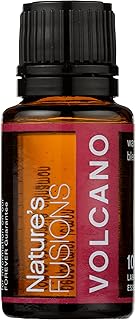Nature's Fusions Volcano, 100% Pure and Natural Essential Oil Blend for Aromatherapy and Topical Use, .5 Fl Oz (Pack of 1) (15 mL)
