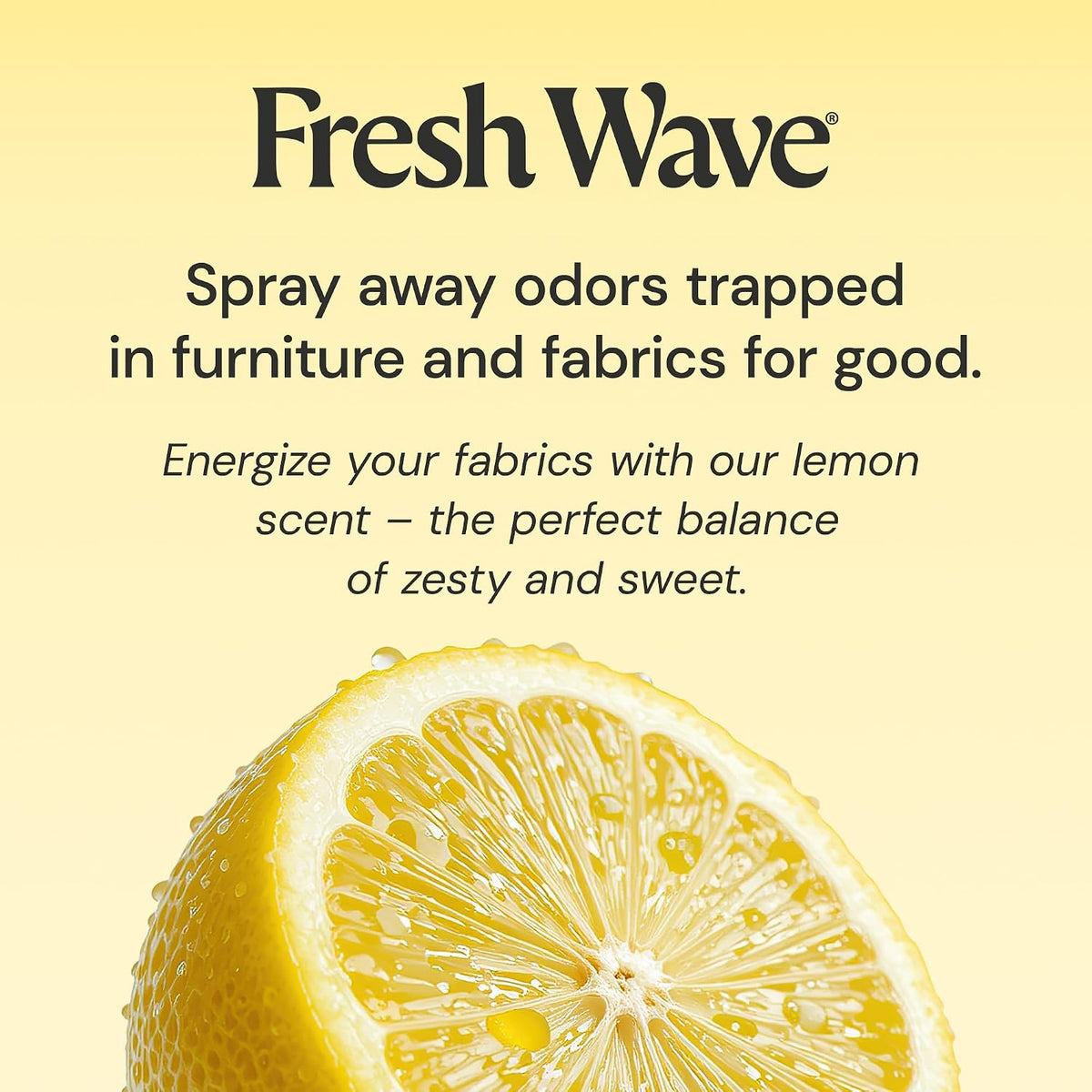 Fresh Wave Odor Eliminator Spray for Room &amp; Fabric, 24 oz, Lemon