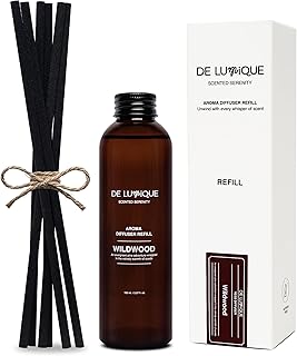 Wildwood Scent Reed Diffuser Refill, Premium Essential Oils, 150ml/5.07 fl oz, Long-Lasting 8-12 Weeks
