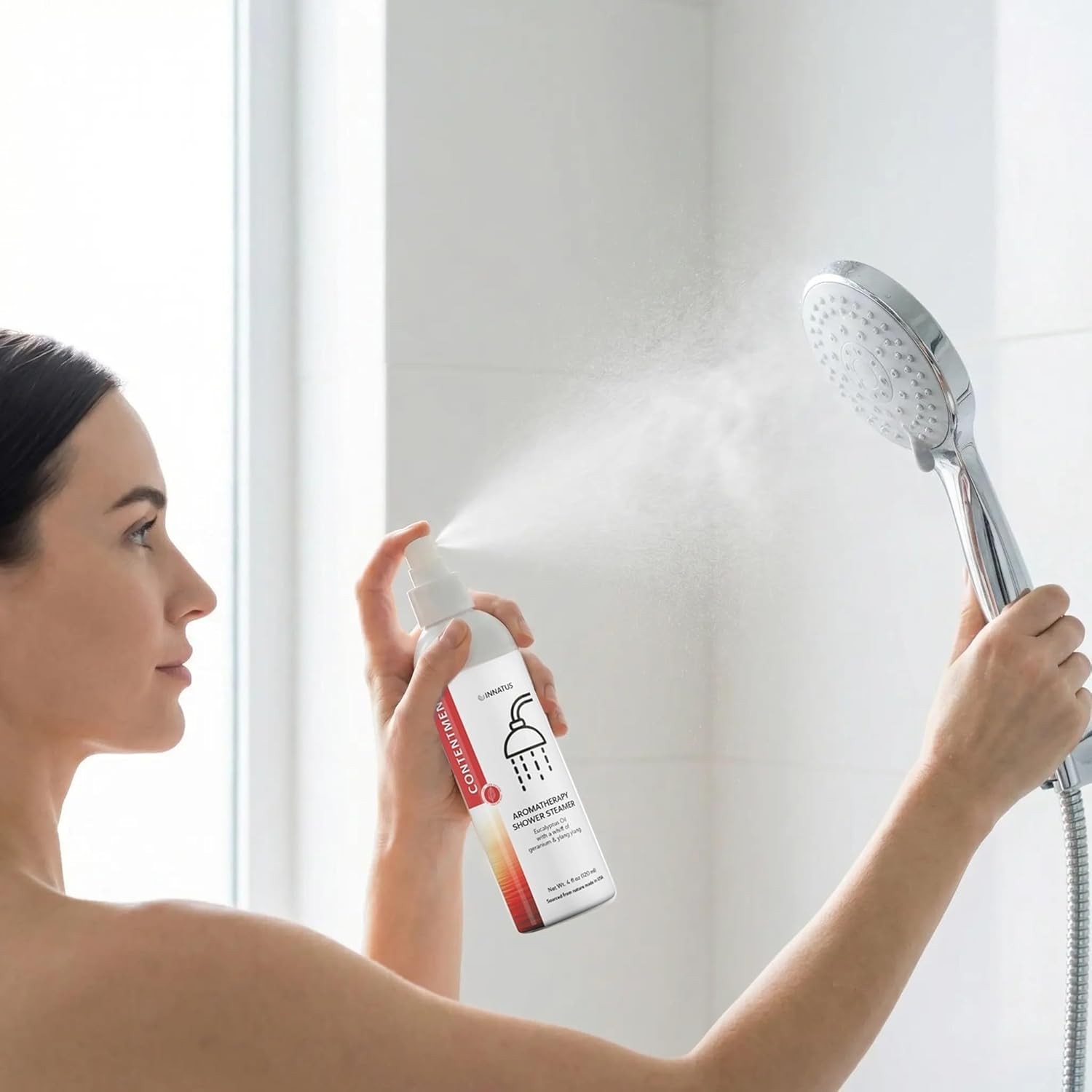 Soothing Eucalyptus Shower Spray – 4oz Aromatherapy Shower Steamer Mist for a Spa-Like Experience – Relieves Stress & Elevates Your Shower – All-Natural Essential Oils (Ylang Ylang)