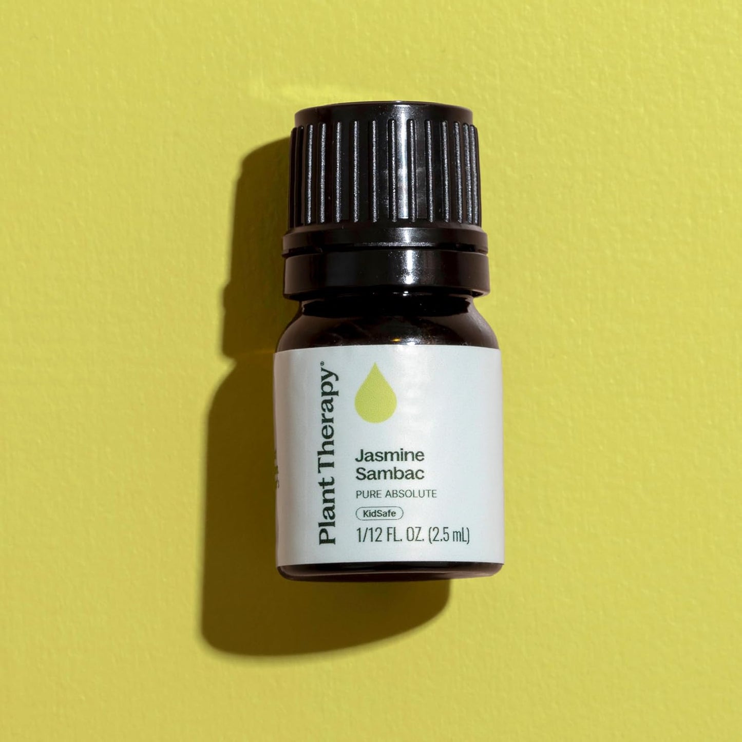 Plant Therapy Jasmine Sambac Absolute Essential Oil, 2.5 mL (1/12 oz), 100% Pure and Undiluted, Great for Skin Care DIYs and Aromatherapy