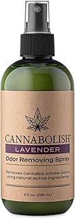 Cannabolish Lavender Smoke Odor Eliminator Spray and Air Freshener, 8 fl. oz, Natural Ingredients