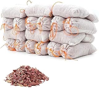 2026 NEW 18 Pack Cedar Sachets Bags,Cedar Chips for Closets and Drawers,Cedar Blocks for Clothes Storage,Cedar Wood Closet