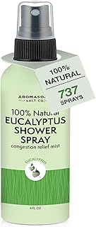 Aromasong Eucalyptus Shower Spray Aromatherapy – 100% Natural Eucalyptus Spray for Shower – Made in USA, Pure Essential Oil Mist for Sinus Relief & Spa-Like Steam, 4 fl oz