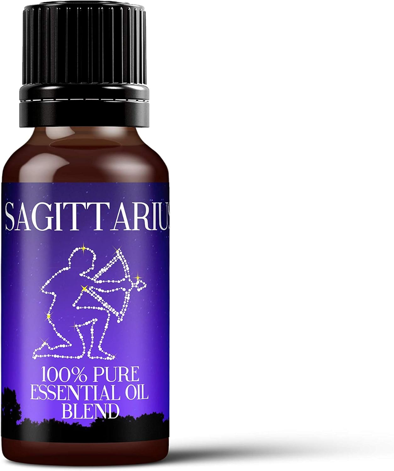 Mystix London | Sagittarius Zodiac Sign Astrology Essential Oil Blend 10ml | Woody Citrus Aroma | Bergamot Citrus Bergamia Frankincense Boswellia Serrata