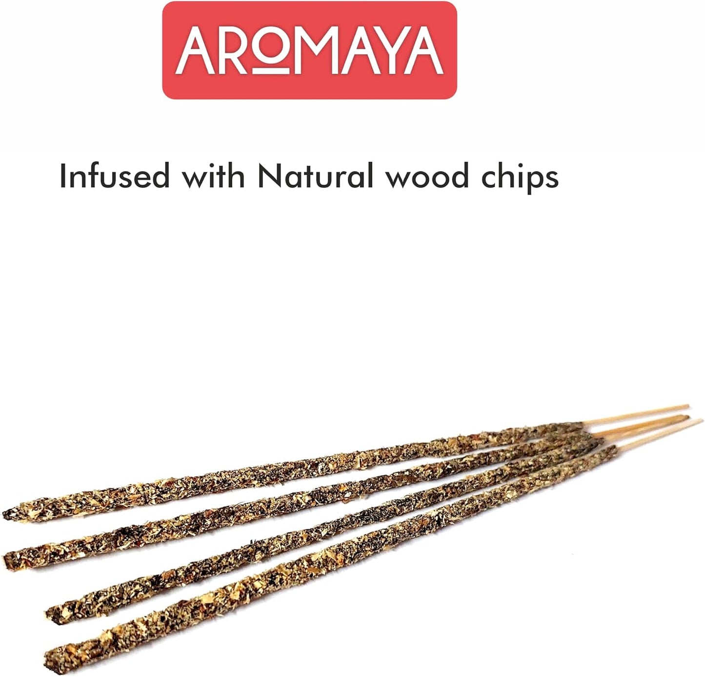 Masala Incense Sticks with Natural Wood Chips | Hand Rolled Bundle | 6-Box Gift Set with 90 Sticks | Aromatherapy for Home, Meditation & Yoga | Core Collection