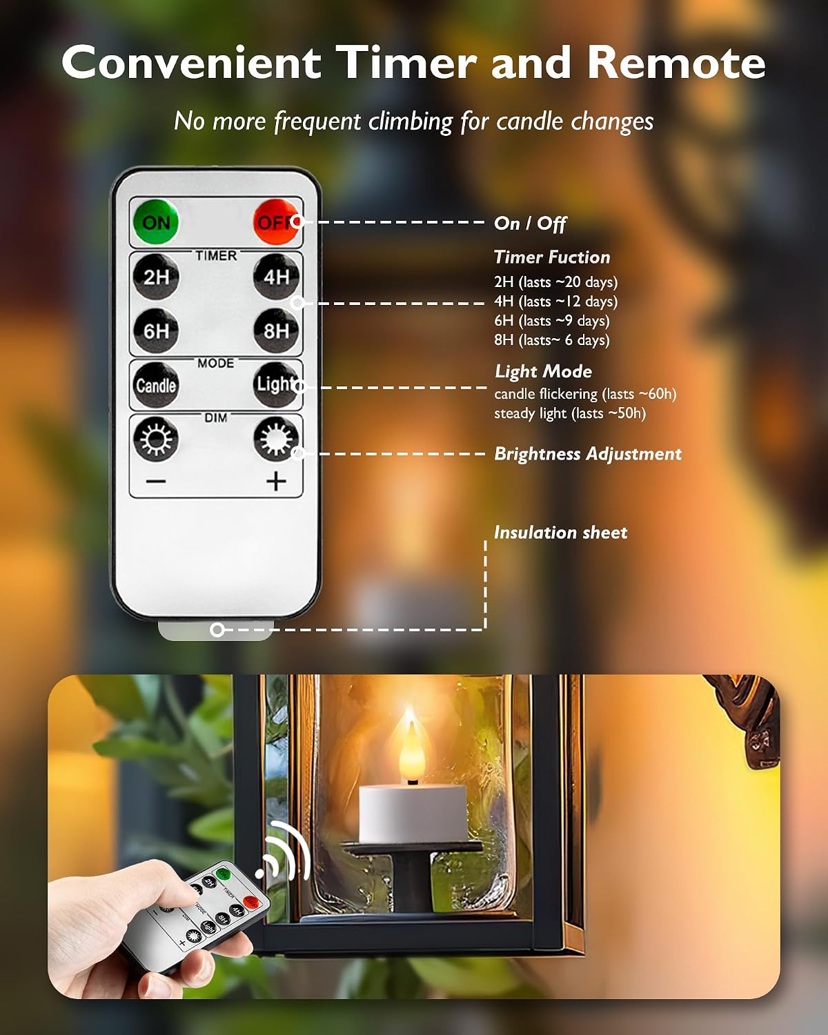 Homemory Rechargeable Tea Lights Flameless Candles with Remote Timer, Battery Operated LED Tealight Candles, USB Candles for Wedding Table Centerpiece Reception Banquet Christmas Halloween, 6-Pack