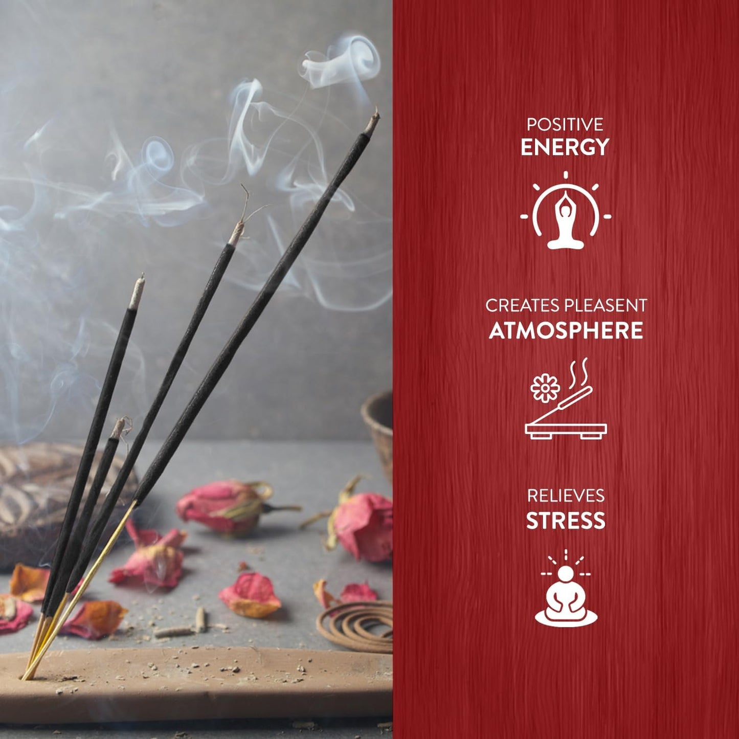 Frankincense - Box of Six 20 Sticks Tubes, 120 Sticks Total - HEM Incense From India | Frankincense fragrance incense sticks.