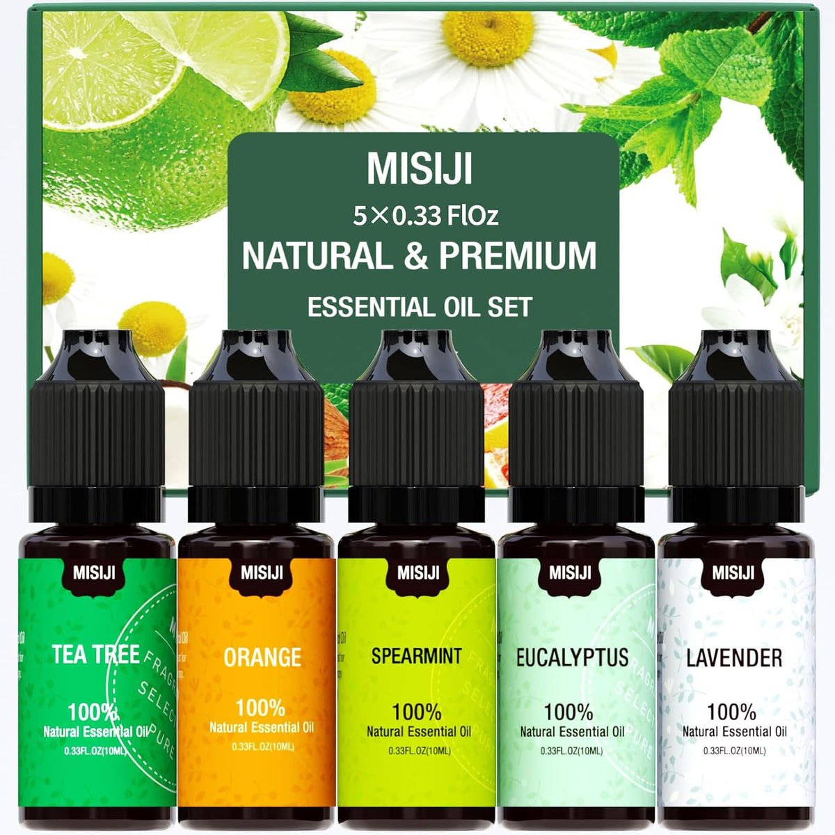 Essential Oil Set for Diffuser for Home