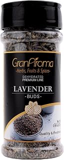 GranAroma Dried Lavender Buds, Fragrant, Versatile for Crafts, Sachets, Tea (0.96 Ounce)