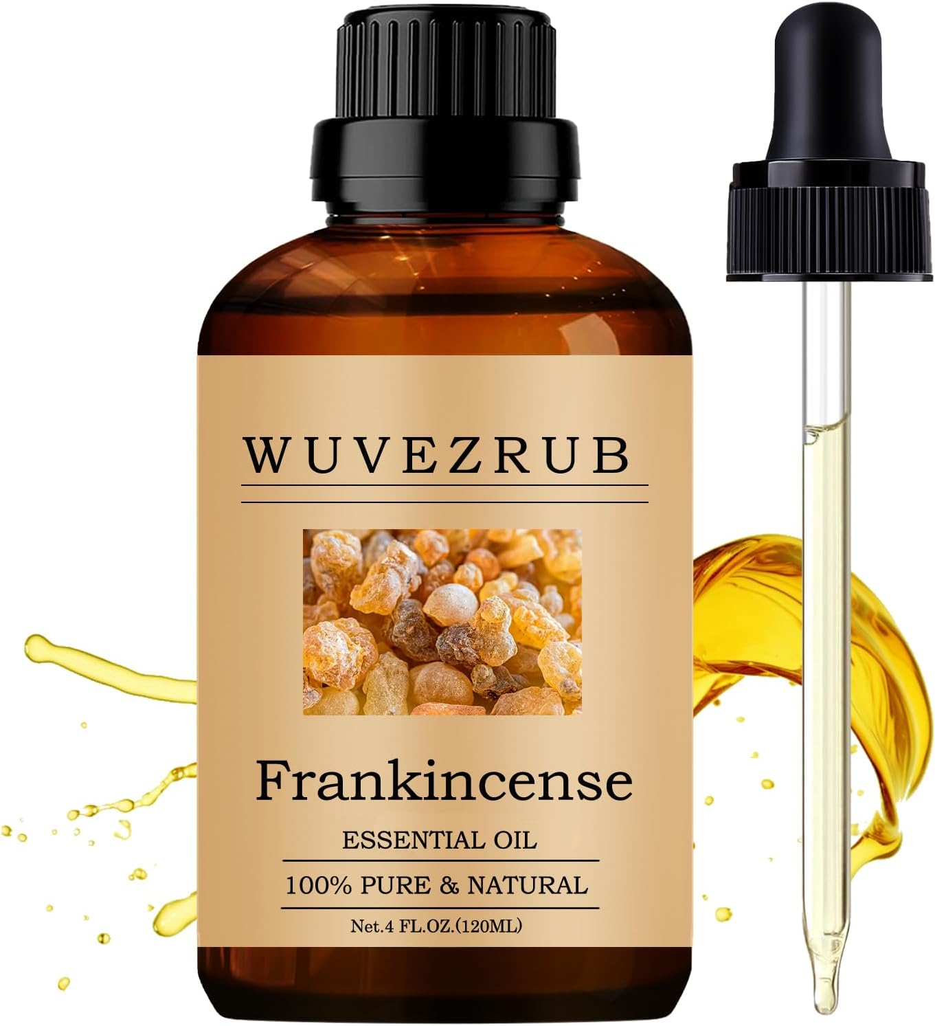 Frankincense Essential Oils 120ML, 100% Pure and Natural Essential Oil for Aromatherapy Diffuser - 4 Fl Oz/Frankincense