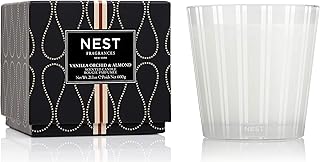 NEST Fragrances 3-Wick Candle- Vanilla Orchid & Almond , 21.2 oz