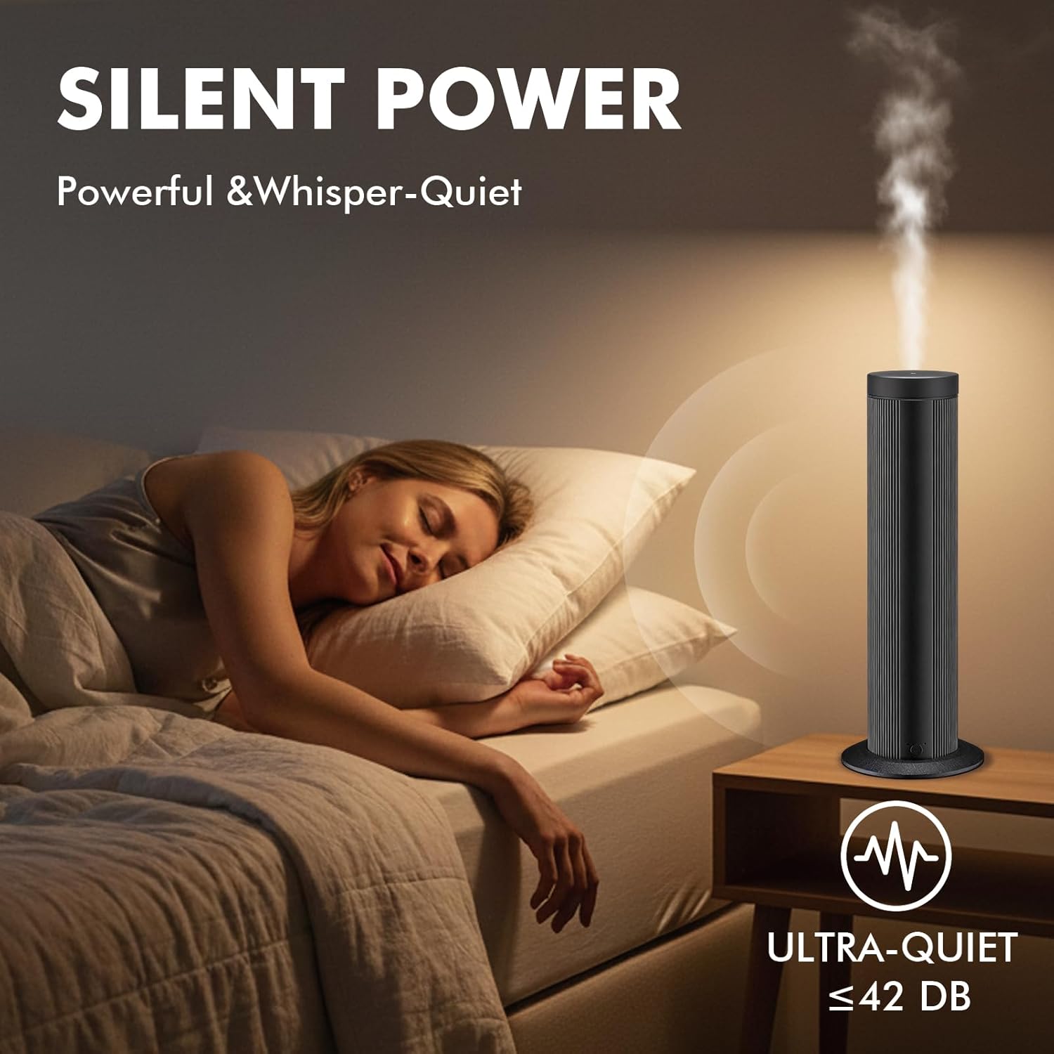 Waterless Essential Oil Diffuser with App Control, Cold-Air Nebulizing Aroma Machine, Covers Up to 1000 Sq Ft, Ultra-Quiet, USB-C Powered