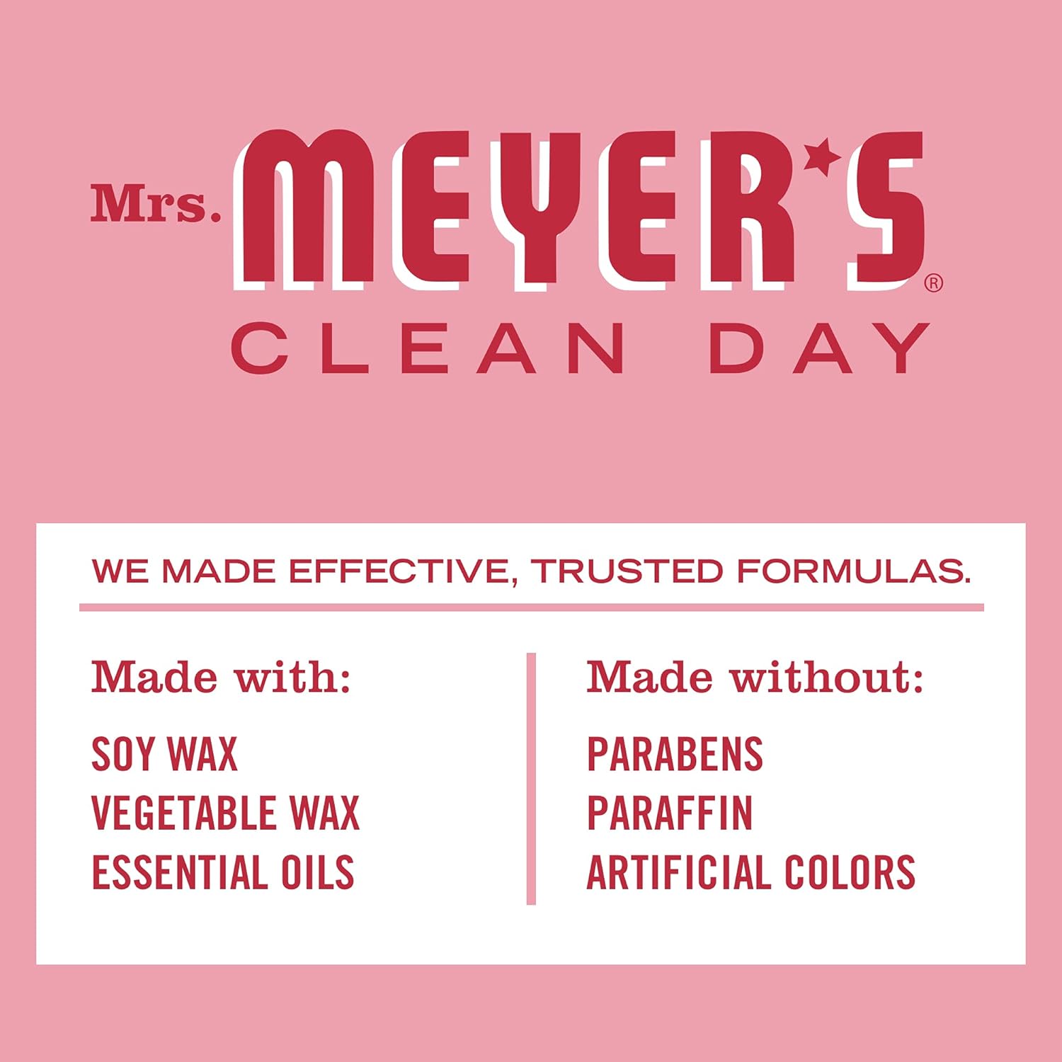Mrs Meyer's Candle Peppermint with Sleeve (7.2 Oz, Pack - 1)