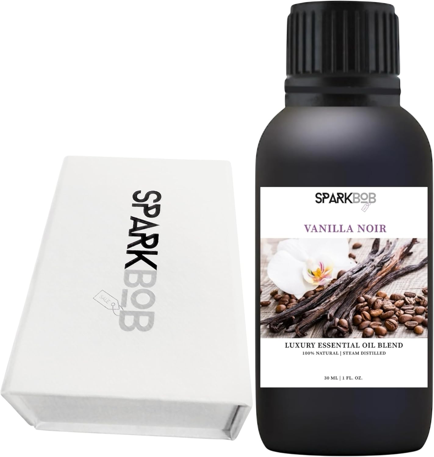 Luxury Essential Oil Blend Therapeutic Grade Aromatherapy Oil for Diffuser, Massage, Spa & Relaxation | Stress Relief & Wellness Gift Ready Packaging 1Fl Oz (Vanilla Noir)