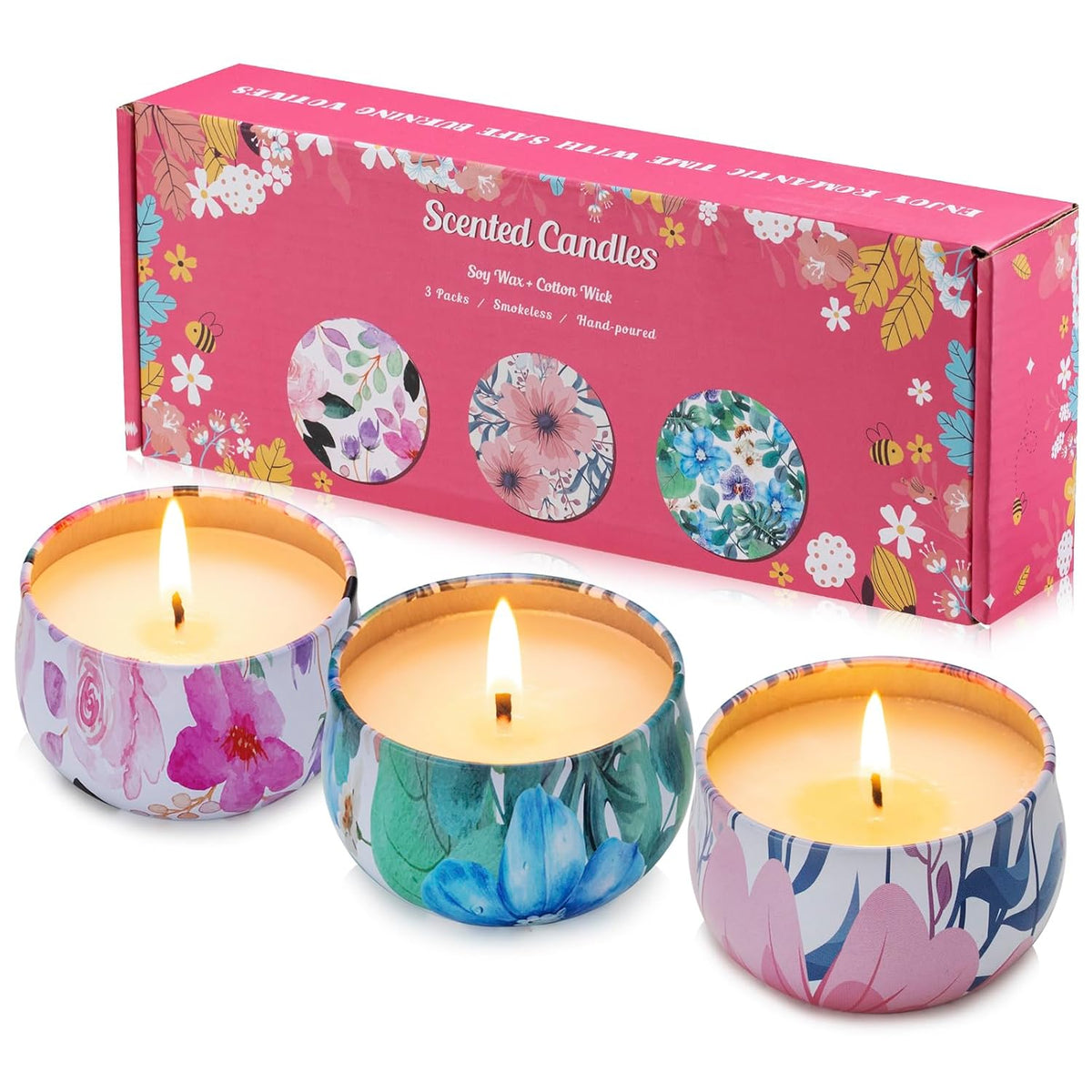 Hausware 3 Pack Scented Candles