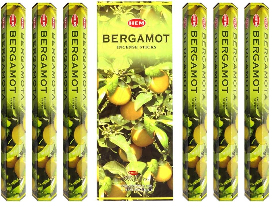 Bergamot Incense Sticks and Incense Stick Holder Bundle Insence Insense Hem Incense Sticks