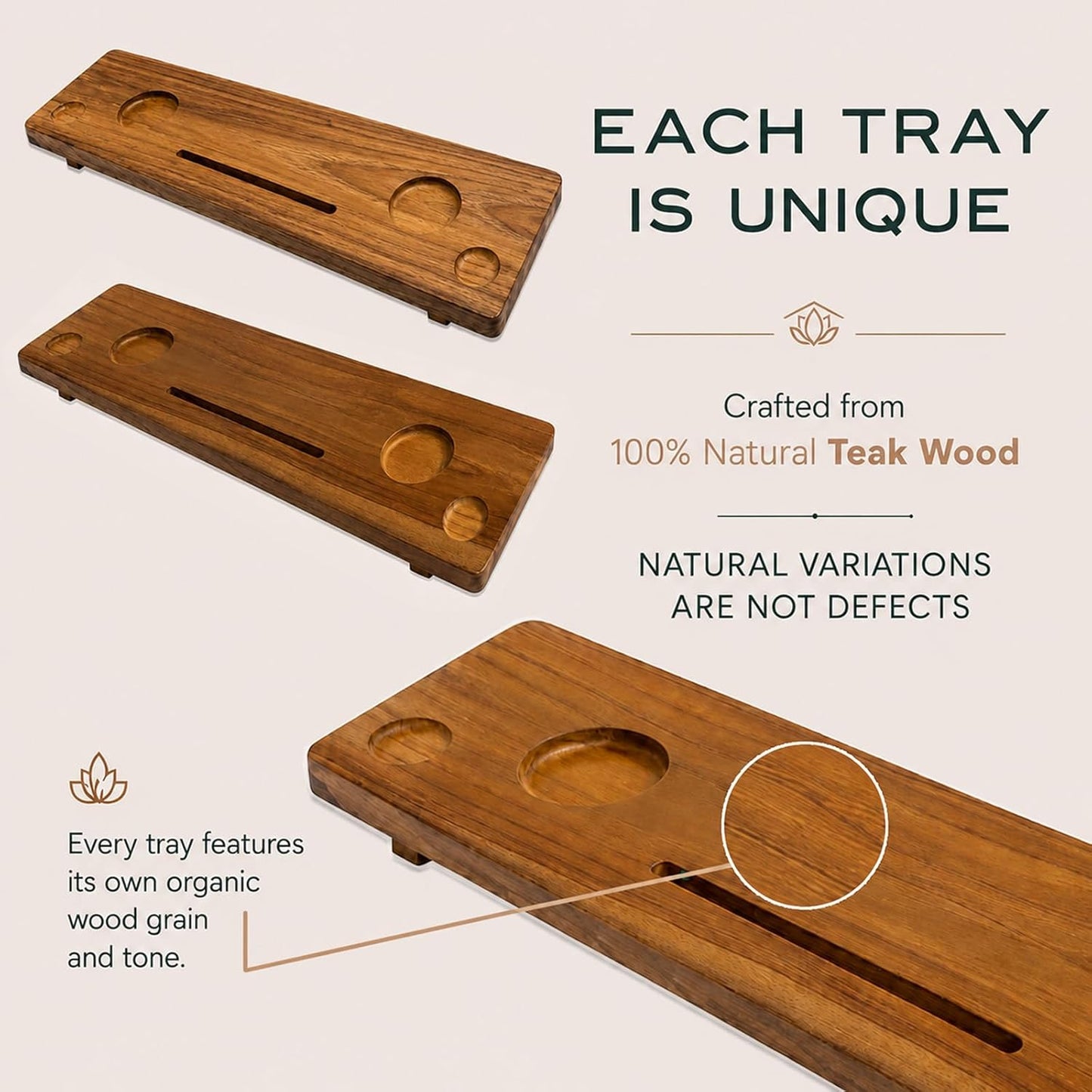 Teak Bathtub Tray for Tub 35” | Bath Tub Tray Wood for Large & Freestanding Tubs, Bathtub Trays for Tub, Bath Tray for Tub, Bath Table Tray | Grand Fjord by JapandiSpirit