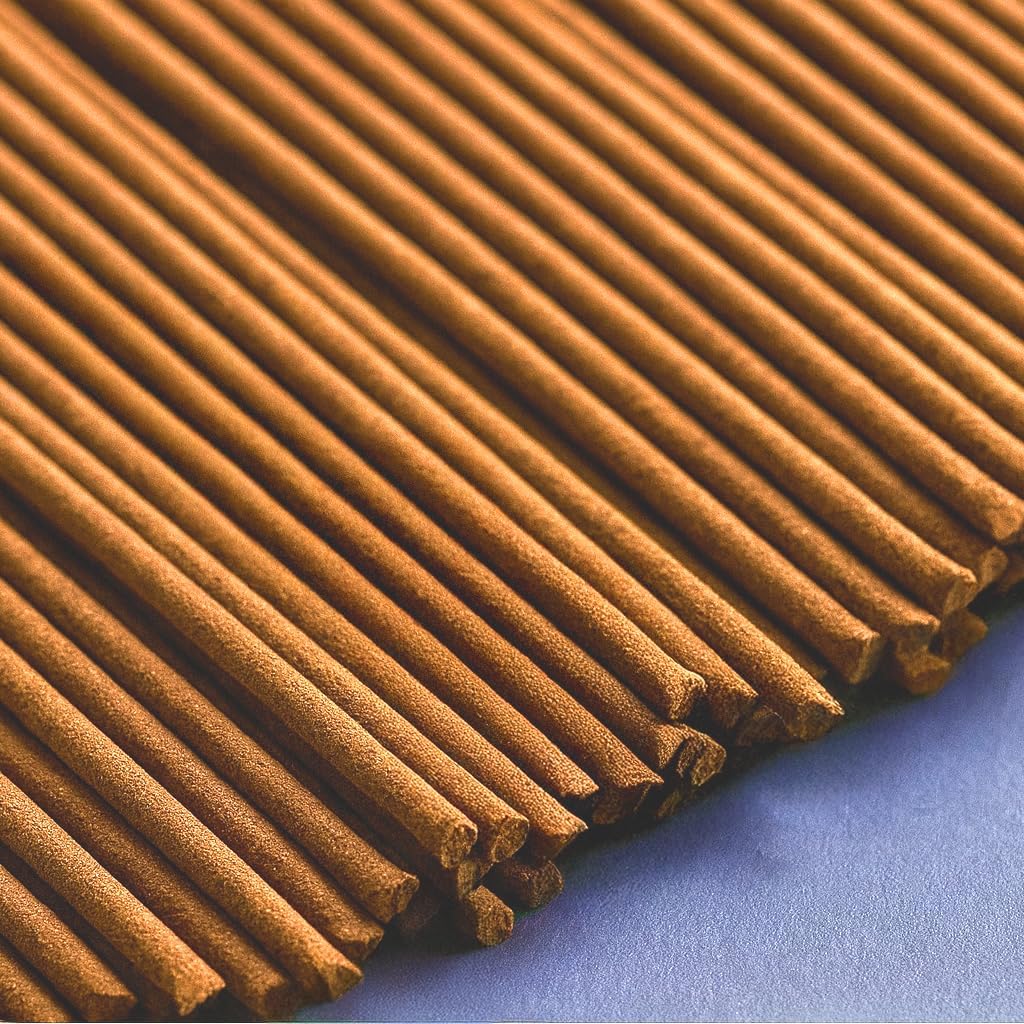 Shizu Sandalwood Incense Sticks – Artisanal Temple Grade Japanese Incense with Brass Holder – Subtle, Calming Scent for Relaxation, Meditation & Home Spa, Elegant Gift Set (60 Sticks)