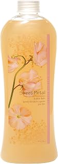 Bubble Bath, 32 Oz Large Bulk Bottle | Luxurious Bubble Bath for Adults & Kids | Relaxing & Moisturizing | Refreshing Cucumber, Sweet Petal
