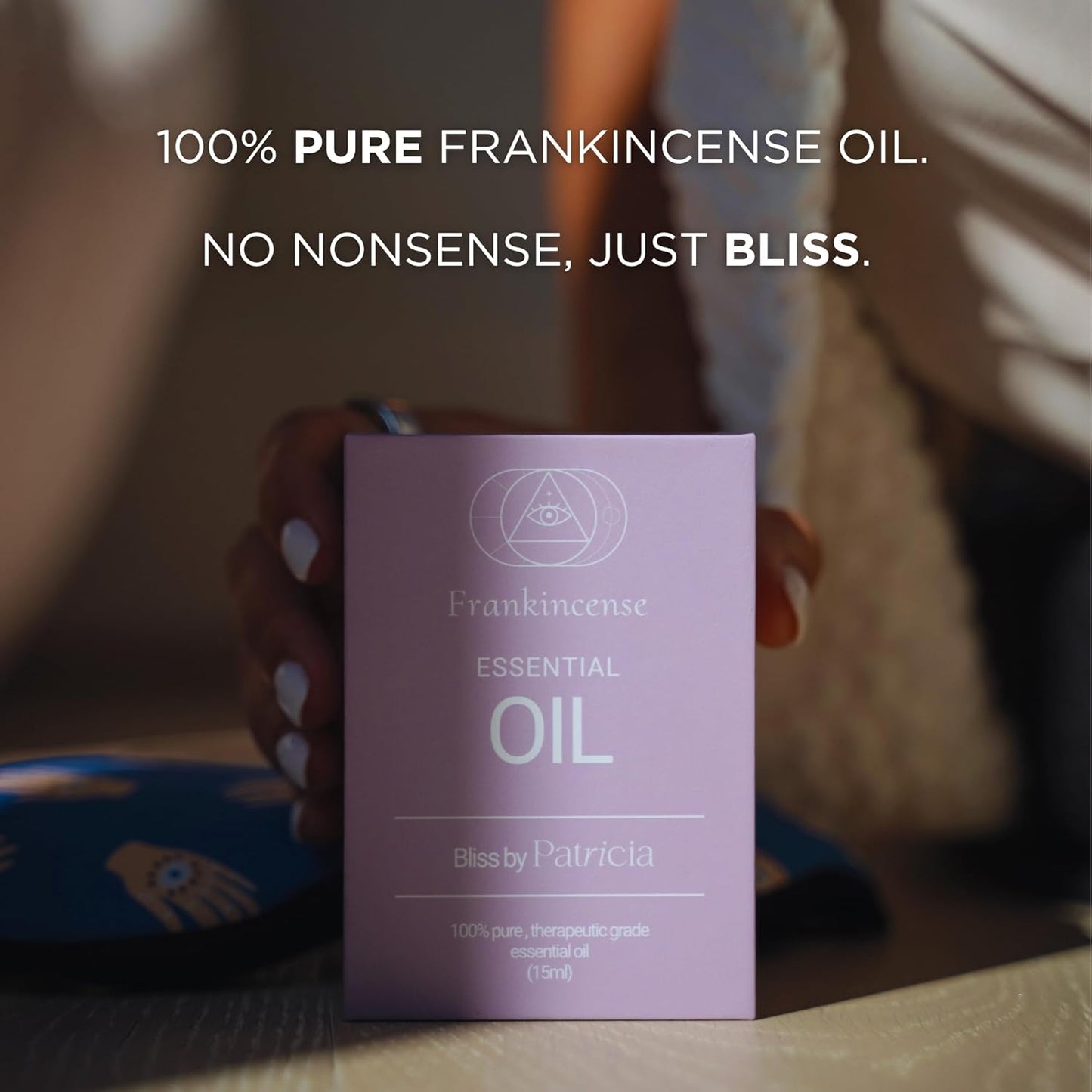 Frankincense Essential Oil – 100% Pure, Undiluted & Wild-Harvested Boswellia Carteri | Lab-Tested for Purity | Therapeutic Grade for Aromatherapy, Skincare, Massage & Meditation