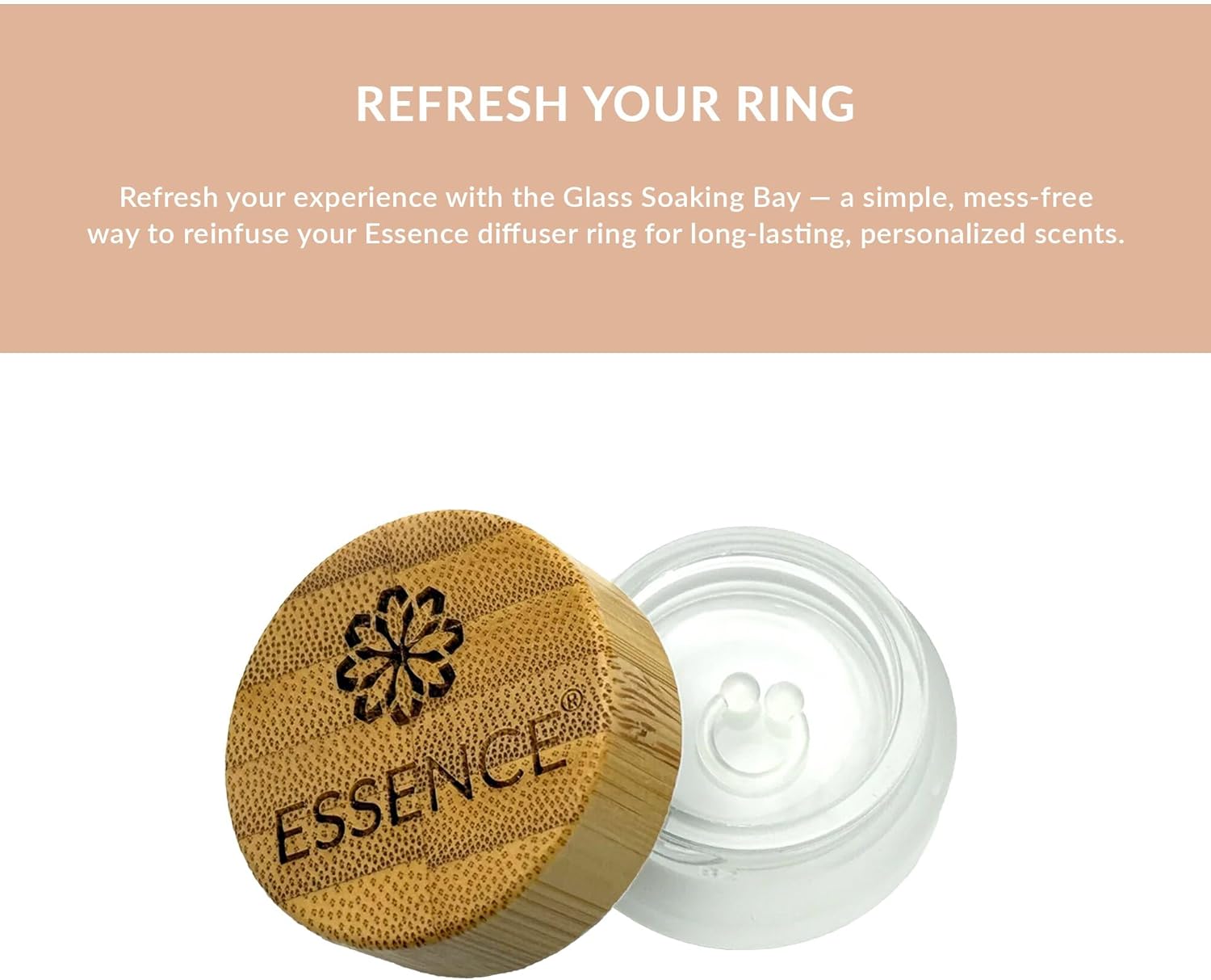 Essence Refresh Kit | Featured Blends Essential Oils | Aromatherapy Nasal Diffuser | Personal Scent Clip for Travel, Work & Everyday Use | Made in USA | Immunity | Bamboo/Glass Pod