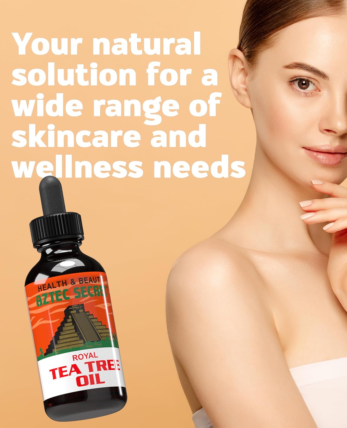 Aztec Secret - Royal Tea Tree Oil - 100% Pure - 4 OZ - Deep Hair & Skin Moistruizer - 1 pack