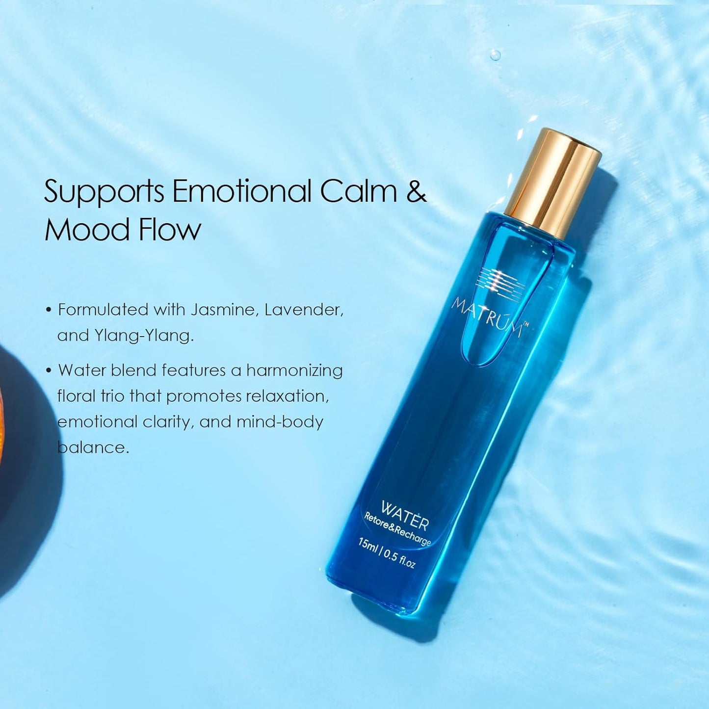 MATRUM Massage Oil Roll On Five Element (Water + Earth)