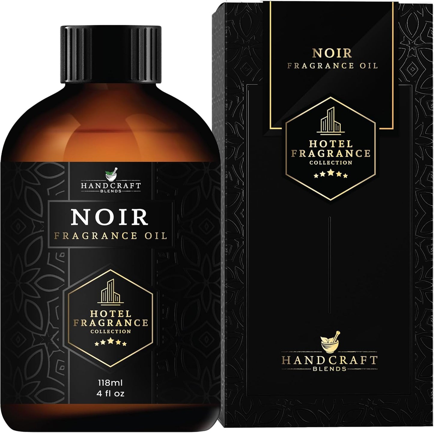 Handcraft Blends Hotel Fragrance Oil Noir Scent – Luxury Fregnance Collection Diffuser Oil Scents for Home Cold Air Diffusers – Aromatherapy Fragrance Oil Inspired by Escapade Scent Oil – 4 Fl Oz