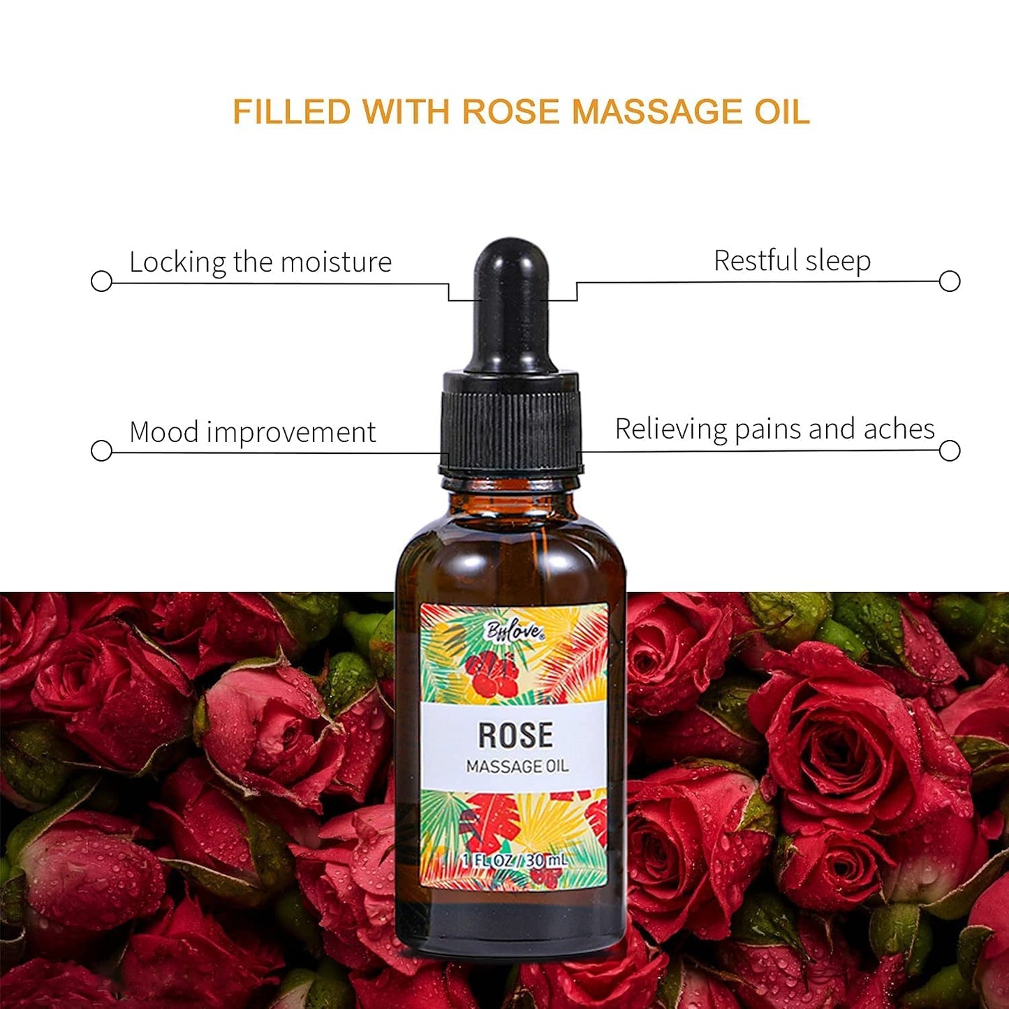 Spa Gifts for Women, Gift Set, Self Care Kit, Birthday Gifts, 5pc Rose Bath Sets Include Massage Oil, Bath Bomb, Salt Scrub, Soap, Hand Cream, Mother's Day Gifts for Mom