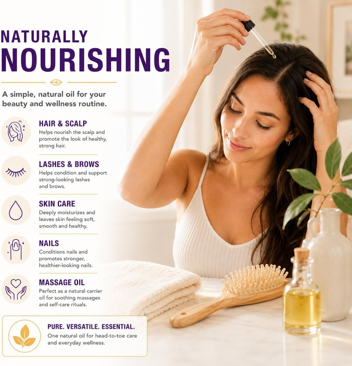 US+ Cold Pressed Castor Oil