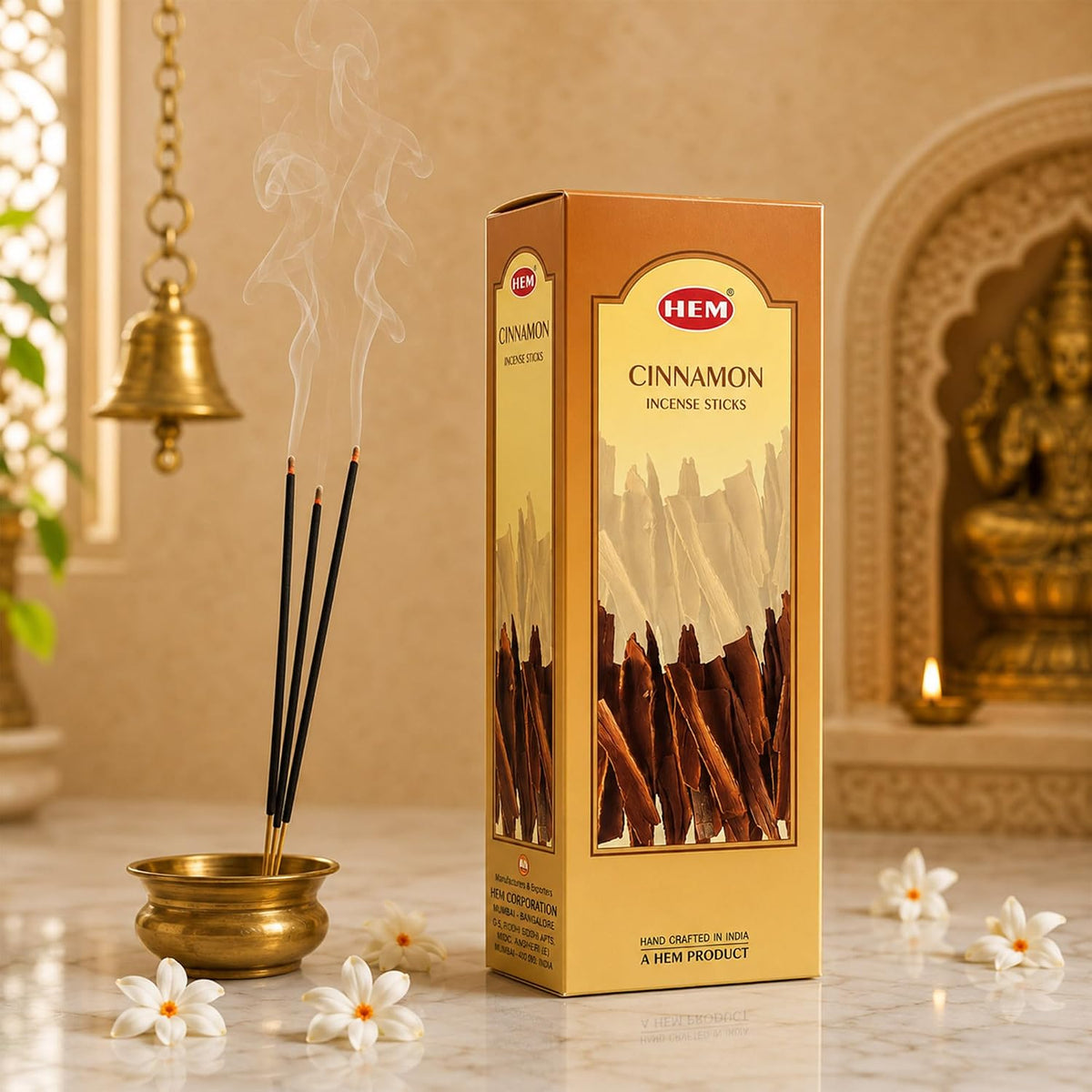 Hem Cinnamon Incense Sticks (120 Sticks