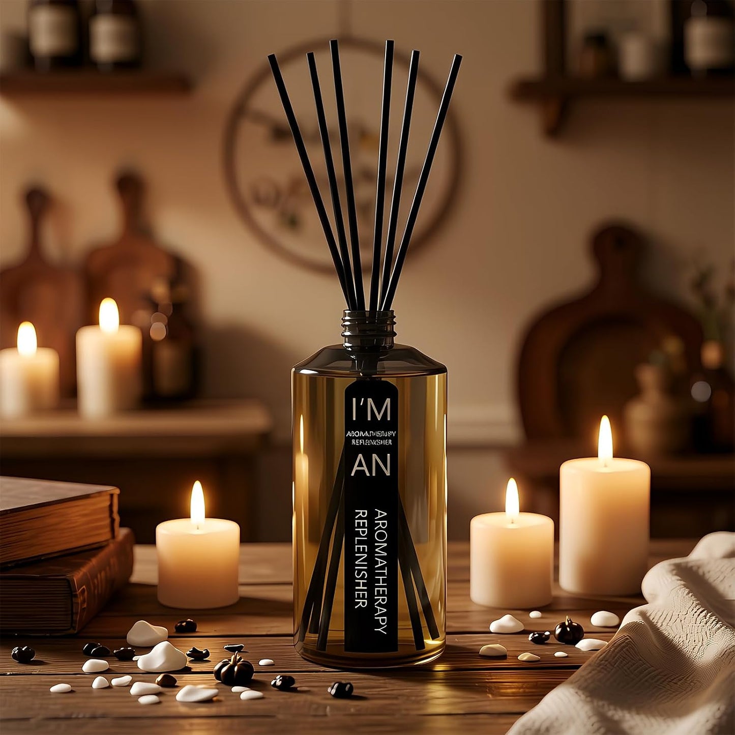 Reed Diffuser Oil Refill Hilton, 500ml/16.9Fl oz - Premium Long Lasting | Floral Essential Oil, Home Fragrance for Hotel Didduser, Bedroom, SPA, Bathroom Home Decor