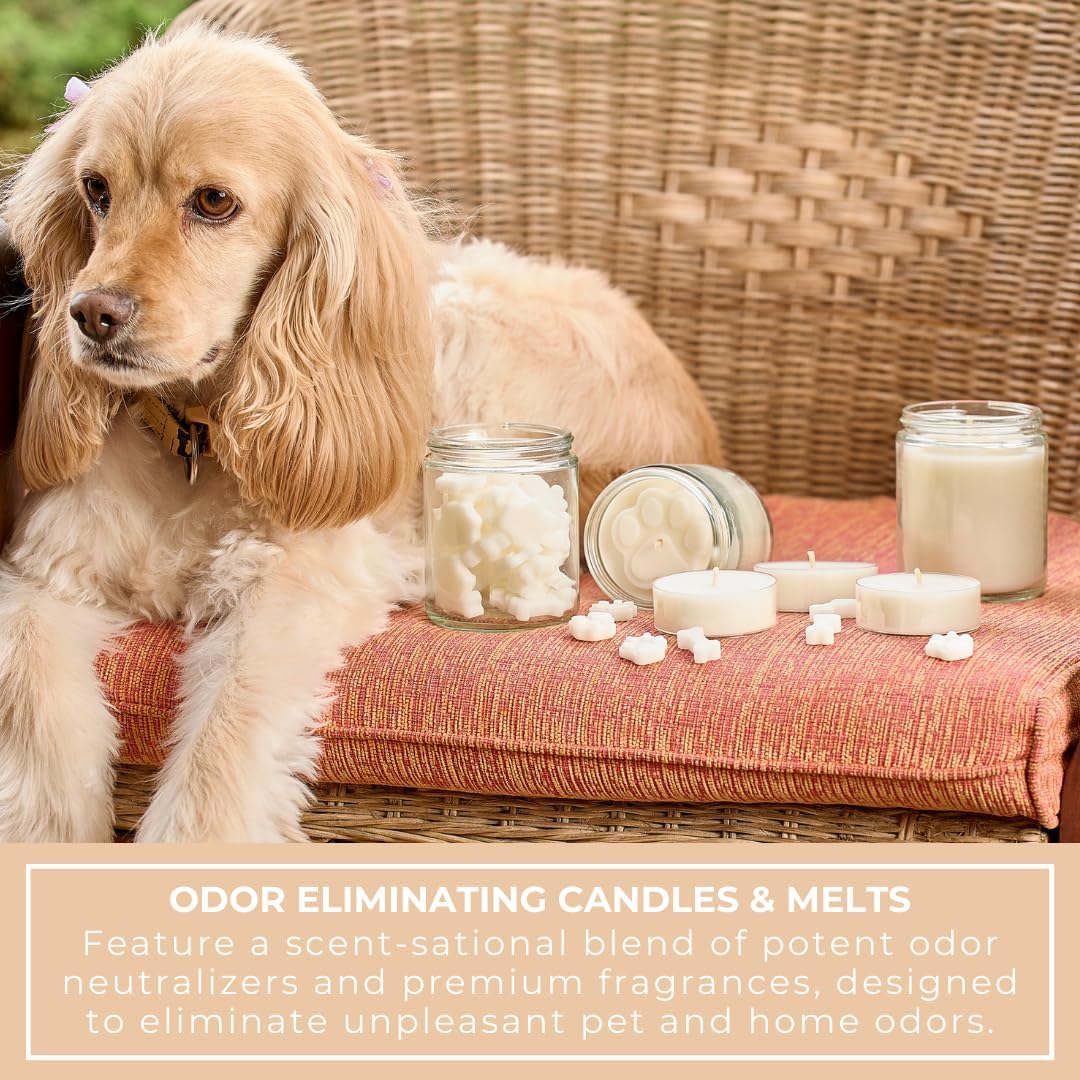 9oz Pet Odor Eliminator Wax Melts, Long-Lasting Vanilla Scented, Non Toxic, Pets Odor Eliminating Wax Cubes, Natural Plant-Based Wax Blend