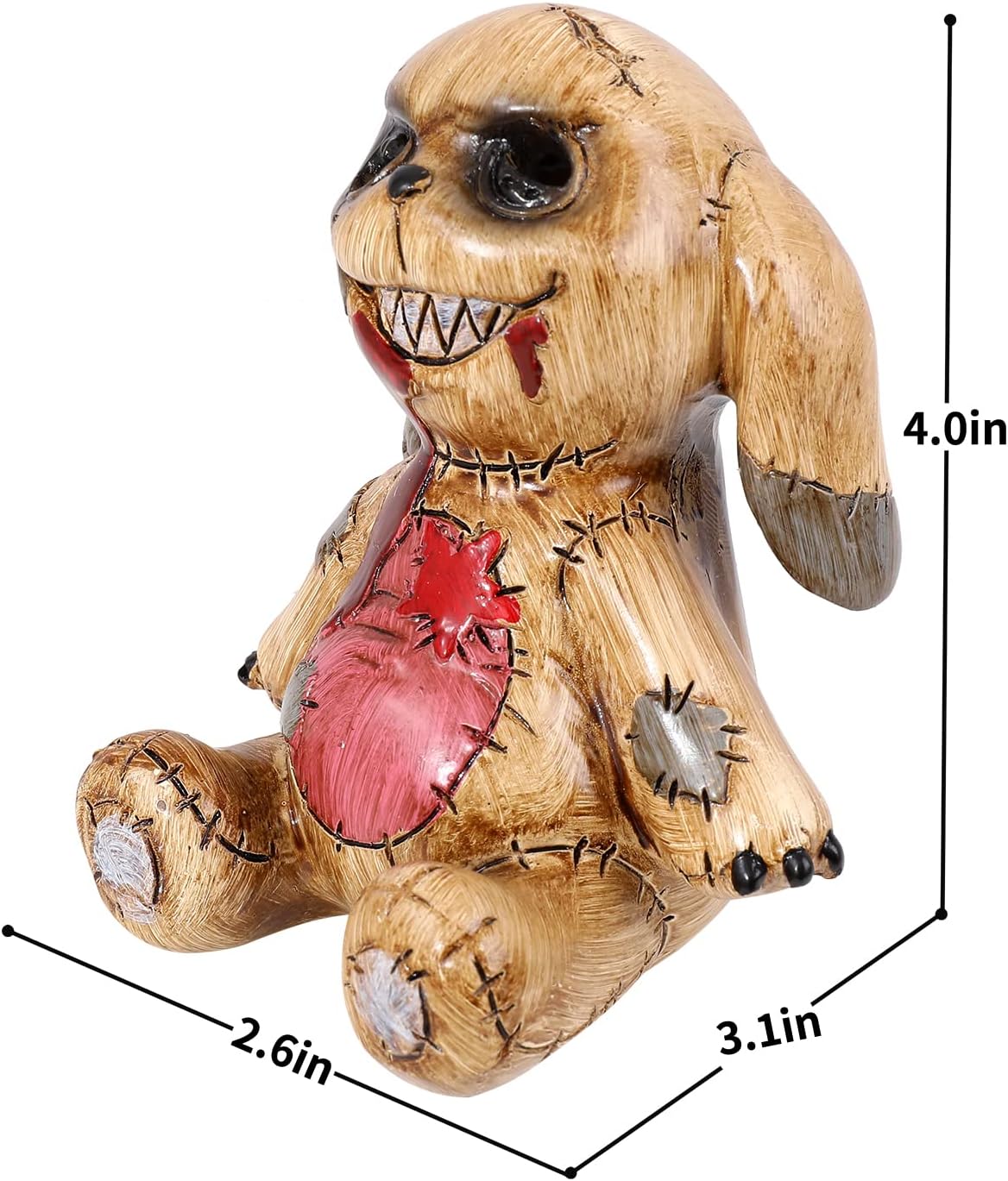 Cool Resin Doll Cone Incense Burner FriyGardcn Unique Incense Holder Desktop Indoor Halloween Decoration for Living Room，Bedroom，Yoga Room