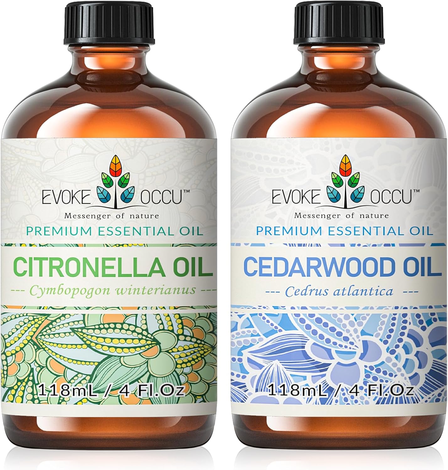 EVOKE OCCU Citronella Essential Oil and Cedarwood Essential Oil - 4 Fl Oz
