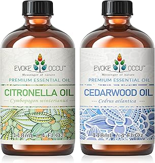 EVOKE OCCU Citronella Essential Oil and Cedarwood Essential Oil - 4 Fl Oz