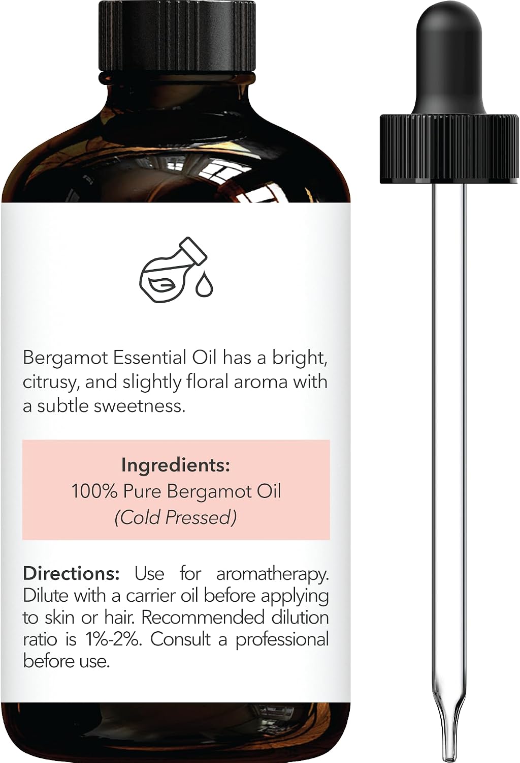 Brooklyn Botany Bergamot Essential Oil - 1 Fl Oz