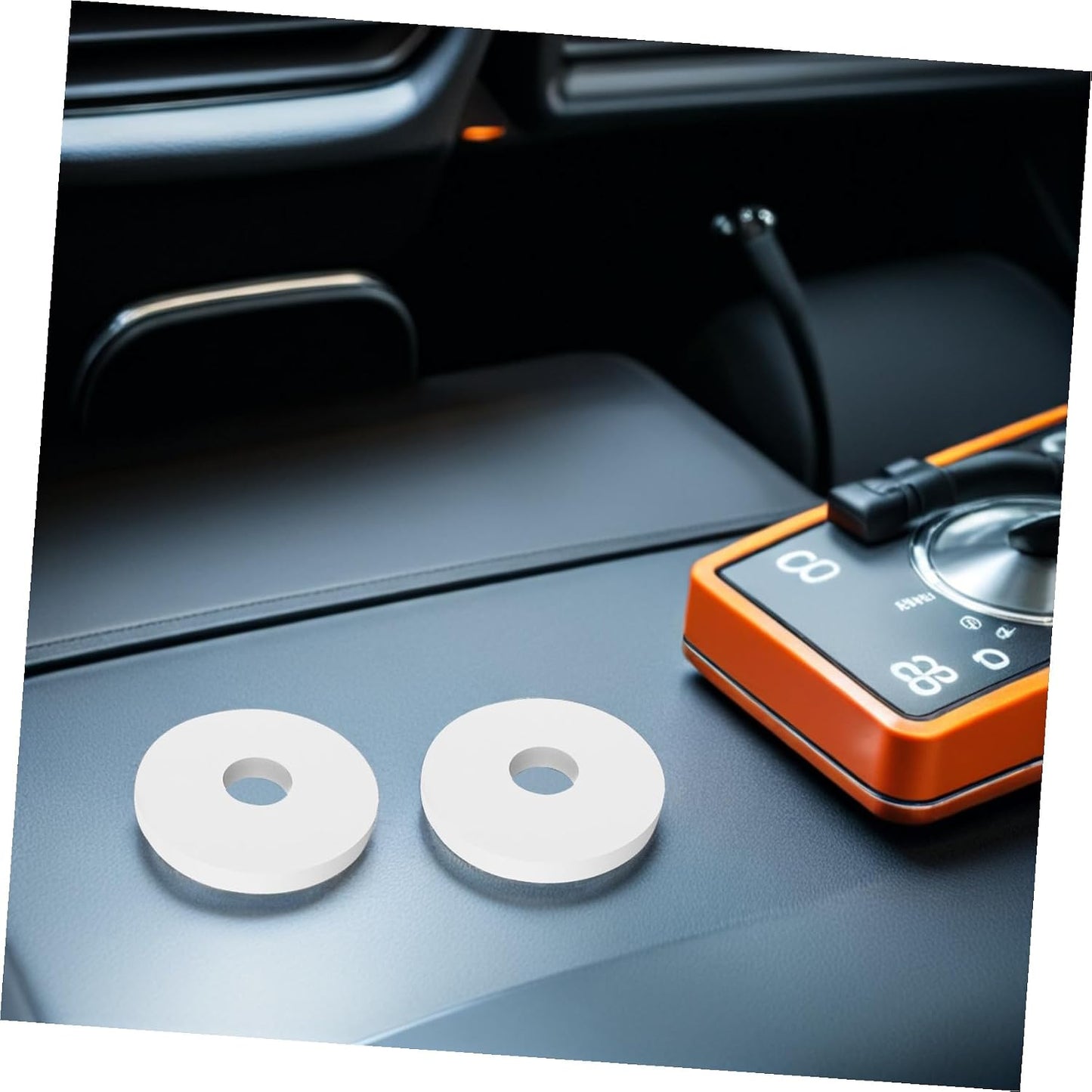 15Pcs Aromatherapy Refill Pads Hollow Round Car Diffuser Replacement Pads for Essential Oils Fragrance for Travel Home and Office Use