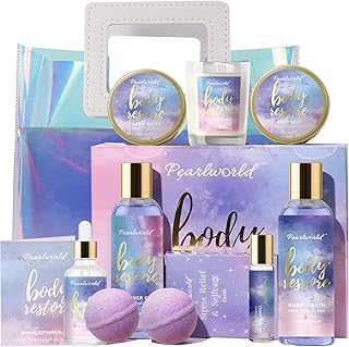 Mother's Day Gift, Spa Kit for Women, 12 Pcs Luxury Bath Skin Care Shower Bath Set, Spa Gift Sets with Reusable Bag, Bath Bomb, Christams Birthday Gifts for Teen Girls, Her, Mom